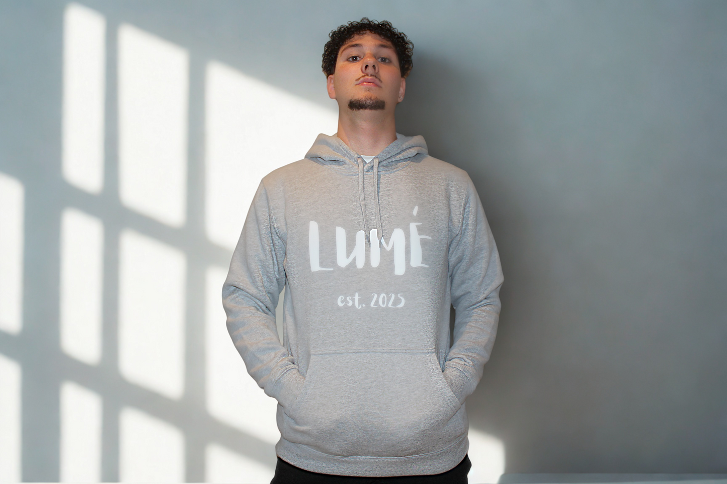 LUMÉ est 2025 Stencil Hoodie